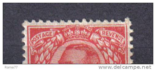 R251 - GRAN BRETAGNA 1912 , Il N. 132 " No Cross On Crown " * Mint.  Non Catalogato - Ongebruikt