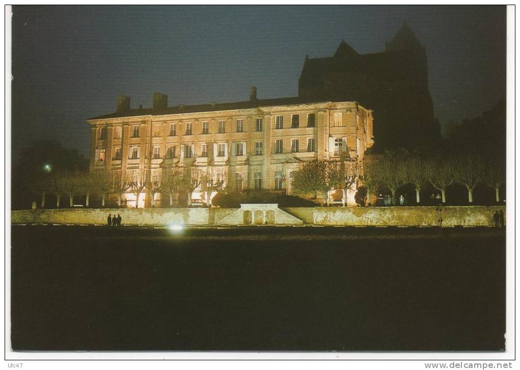 - CELLES-sur-BELLE (Deux-Sèvres). - Vue De Nuit De L'Abbaye. - - Celles-sur-Belle