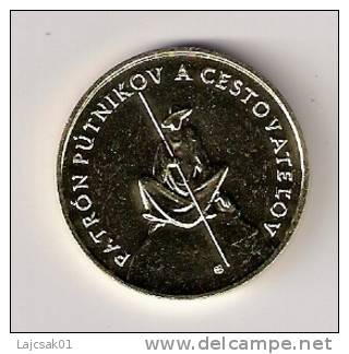 SLOVAKIA ST. KRISTOF  PATRON OF TRAVELLERS TOKEN - Professionals / Firms