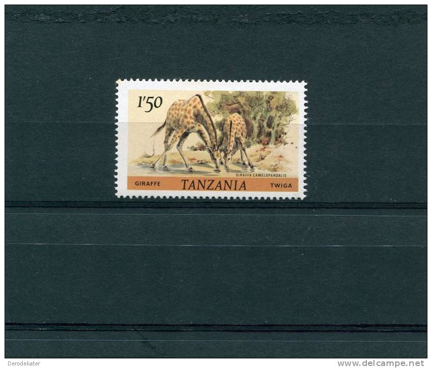 Tanzania 1980.GIRAFFE.Giraffa Camelopardalis.1v.MNH**.Excellent Condition. Unused.Animals.Animaux.Faune.Fauna. - Giraffen