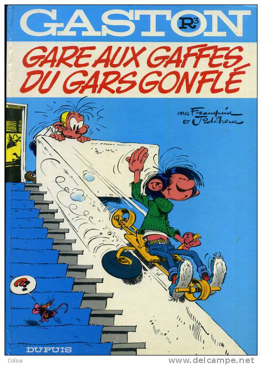 GASTON Gare Aux Gaffes Du Gars Gonflé Réédtion - Schtroumpfs, Les