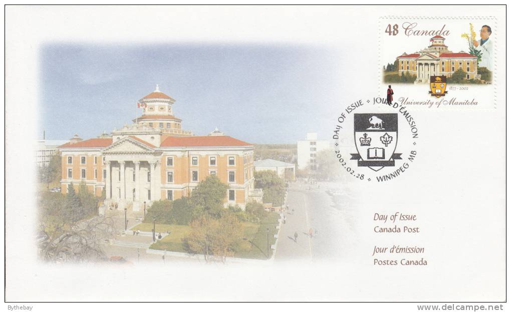 Canada FDC Scott #1941 48c University Of Manitoba - 2001-2010