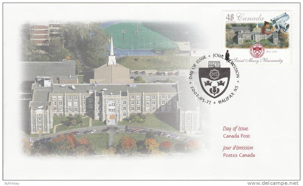 Canada FDC Scott #1944 48c St. Mary's University - 2001-2010