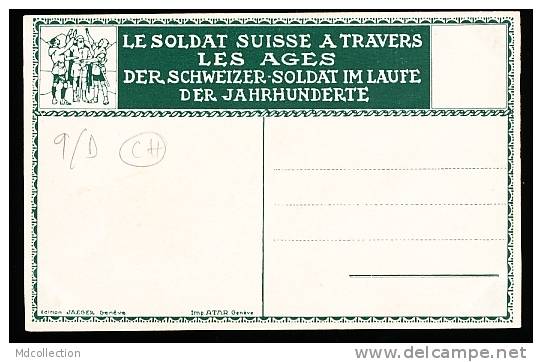 SUISSE  DIVERS / Le Soldat Suisse à Travers Les âges - 1914 - Prestation Du Serment Fahneneid / BELLE CARTE COULEUR - Avers
