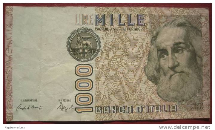1000 Lire 6.1.1982 (WPM 109b) - 1000 Lire