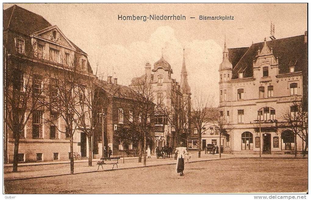 Homberg Niederrhein Bismarckplatz 1920 - Homberg