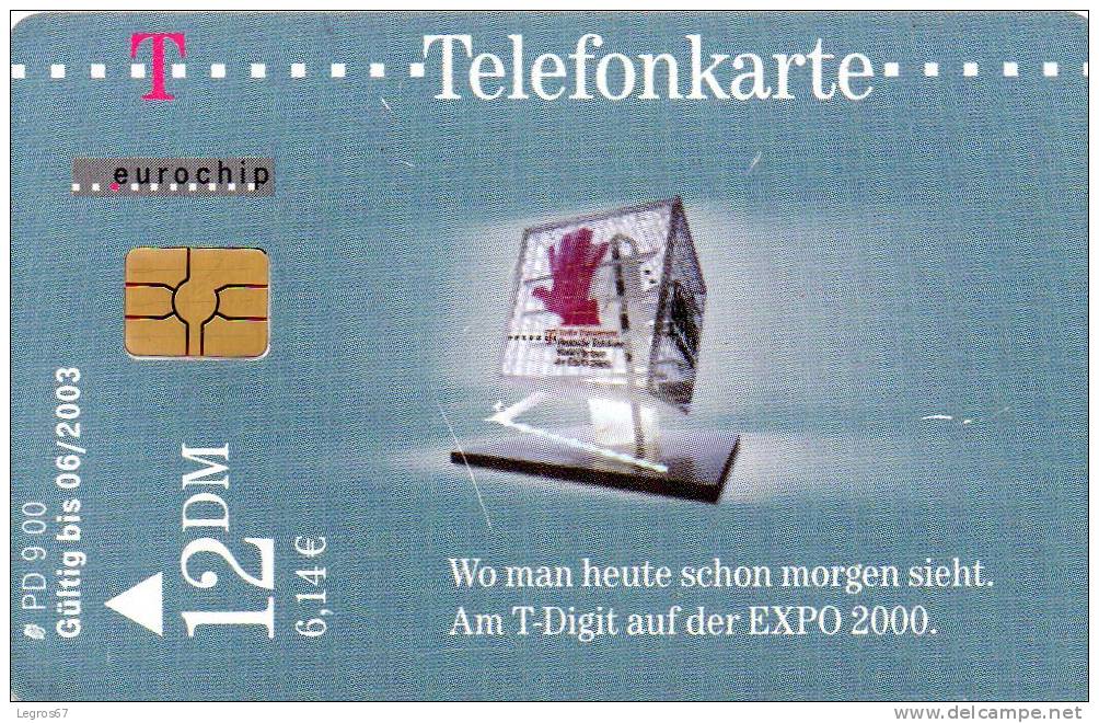 TELECARTE T 12 DM - EXPO 2000 06/03 - GSM, Voorafbetaald & Herlaadbare Kaarten