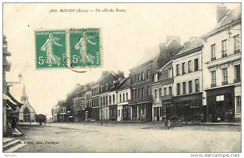 Eure - Ref  Mla37- Routot - Un Coin Du Bourg   - Carte Bon Etat - - Routot