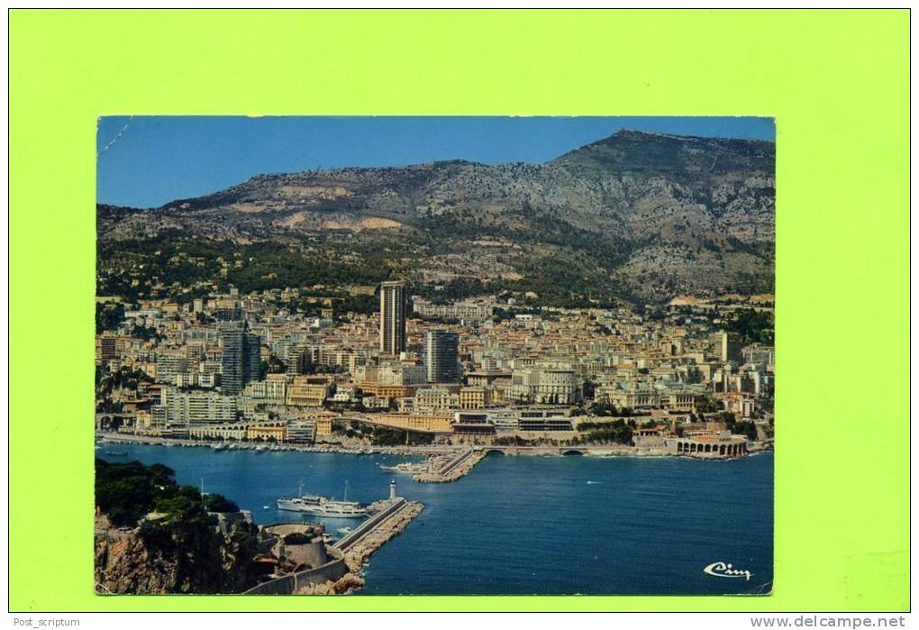 Monaco - Vue Générale Aérienne, Au Premier Plan, Fort Antoine - Multi-vues, Vues Panoramiques