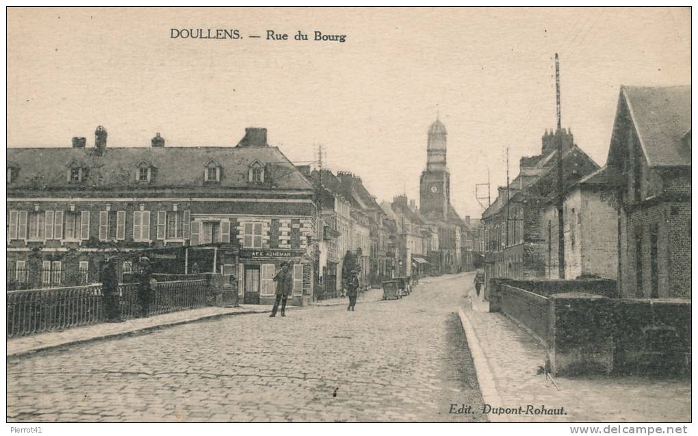 DOULLENS - Rue Du Bourg (animation) - Doullens