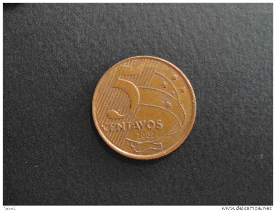 2002 - 5 Centavos - Brésil - Brasil