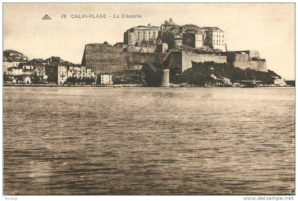 Corse : Fév12 605 : Calvi-Plage  -  Citadelle - Calvi