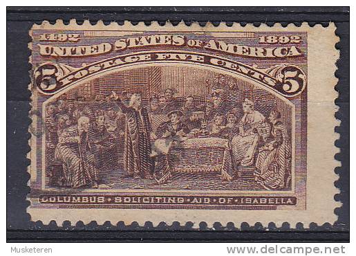 United States 1893 Mi. 77     5 C Kolumbus Columbus Sucht Hilfe Bei Königin Isabella I. - Used Stamps