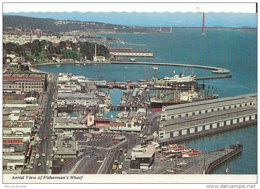 America - Aerial View Of Fisherman's Wharf, San Francisco MP738 - San Francisco