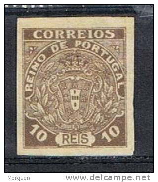 Sello Fiscal Sin Dentar,  Reino De Portugal 10 Reis * - Used Stamps