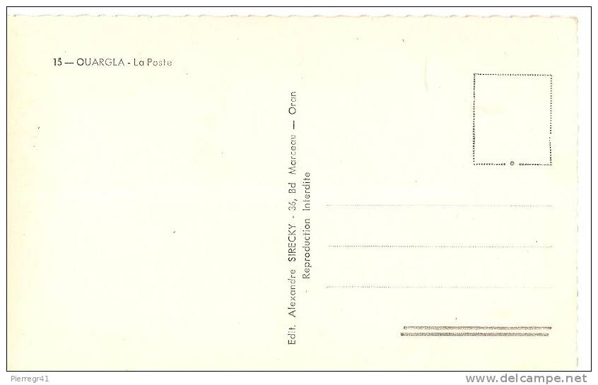 CPA-1950-ALGERIE-SUD-OUAR GLA-LA  POSTE-TBE - Ouargla