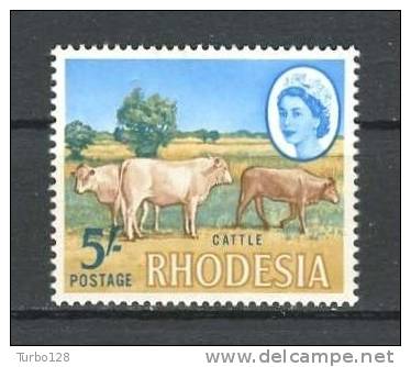 RHODESIE SUD  1966  N° 141** Neuf Ier Choix. Sup.  Cote 3.70 &euro; (Faune. Fauna. Animaux, Animals. Boeufs) - Zimbabwe (1980-...)