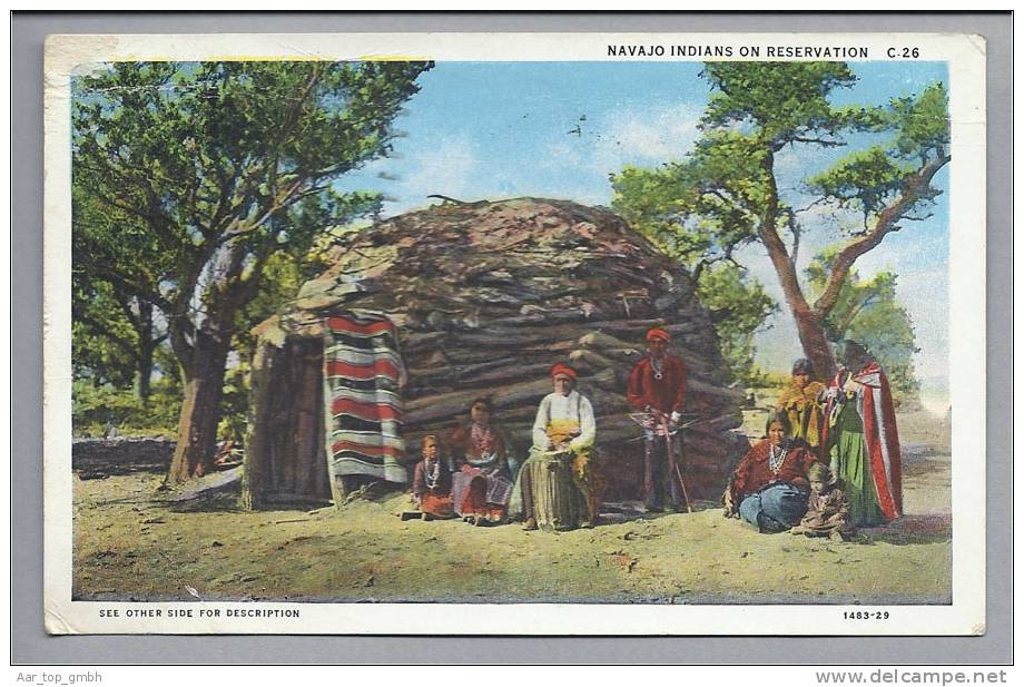 Indianer Navajo Indians On Reservation 1935 Foto - Indiens D'Amérique Du Nord
