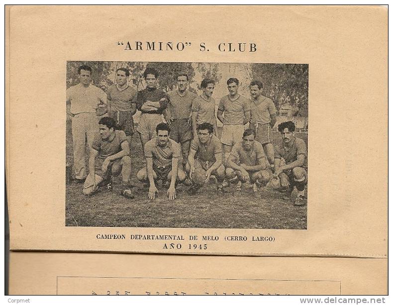 FUTBOL -  LEYES DE JUEGO Del FOOTBALL ASOCIACION - Montevideo 1946 - 112 Pág- Obsequio De ARMIÑO La Yerba De Los Gauchos - Ciencias, Manuales, Oficios