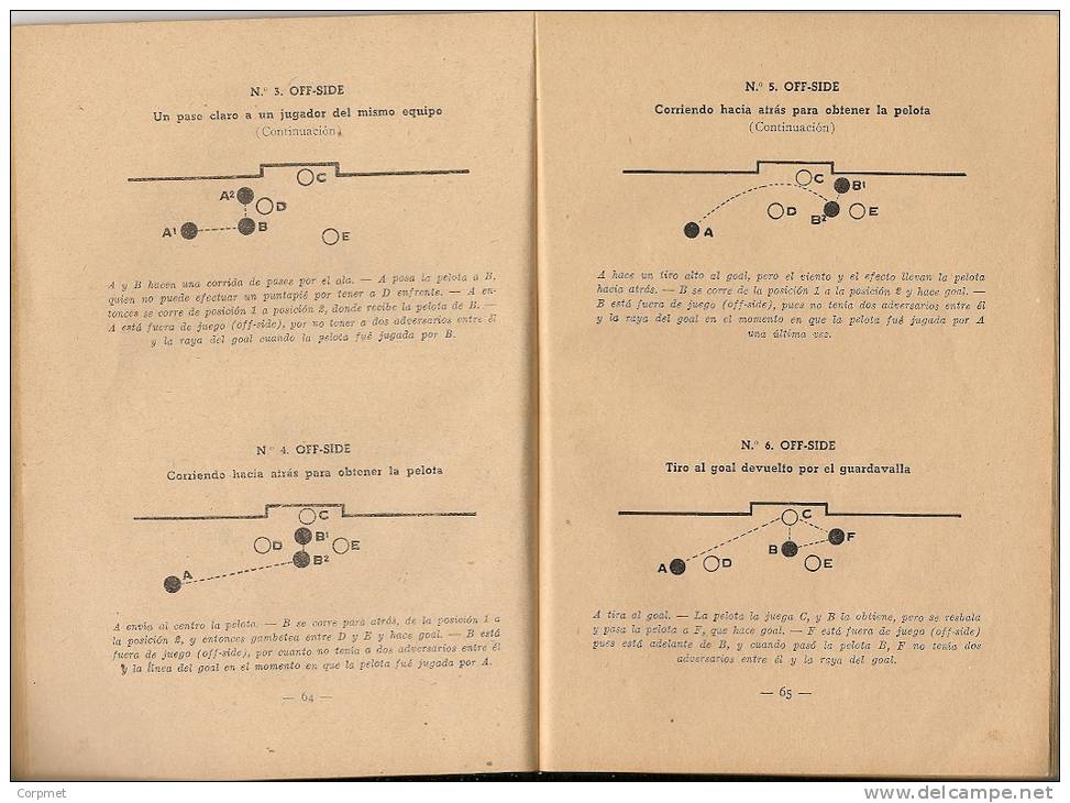 FUTBOL -  LEYES DE JUEGO Del FOOTBALL ASOCIACION - Montevideo 1946 - 112 Pág- Obsequio De ARMIÑO La Yerba De Los Gauchos - Craft, Manual Arts