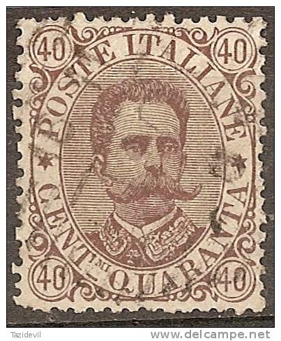 ITALY - 1889 40c King Humbert. Scott 53. Used - Gebraucht