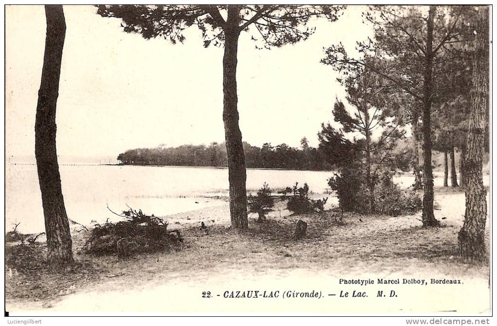 CPA GIRONDE (33) CAZEAUX LAC TBE - Other & Unclassified