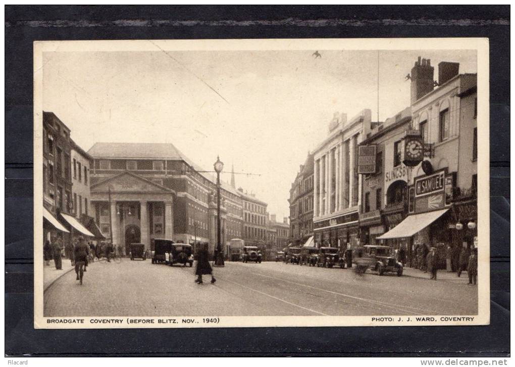 26463     Regno  Unito,     Broadgate    Coventry  (before  Blitz.  Nov.,  1940),  VG  1947 - Coventry