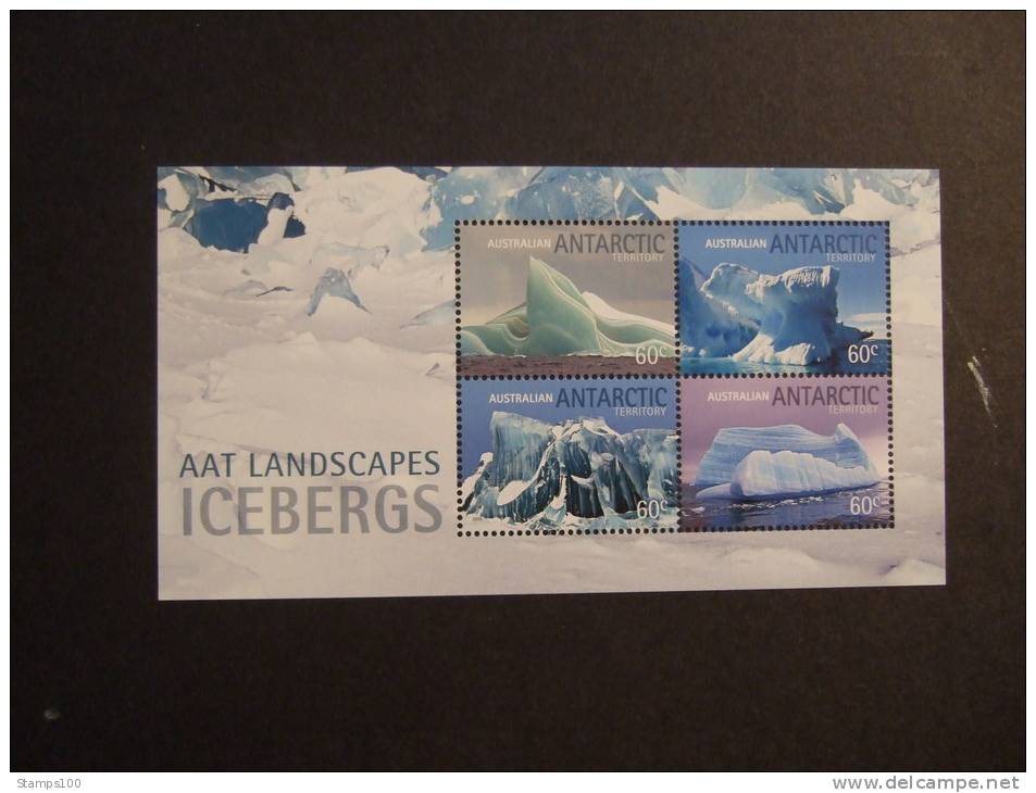 AAT 2011  AAT LANDSCAPES  ICEBERGS   MNH **   (P45-200) - Nuevos