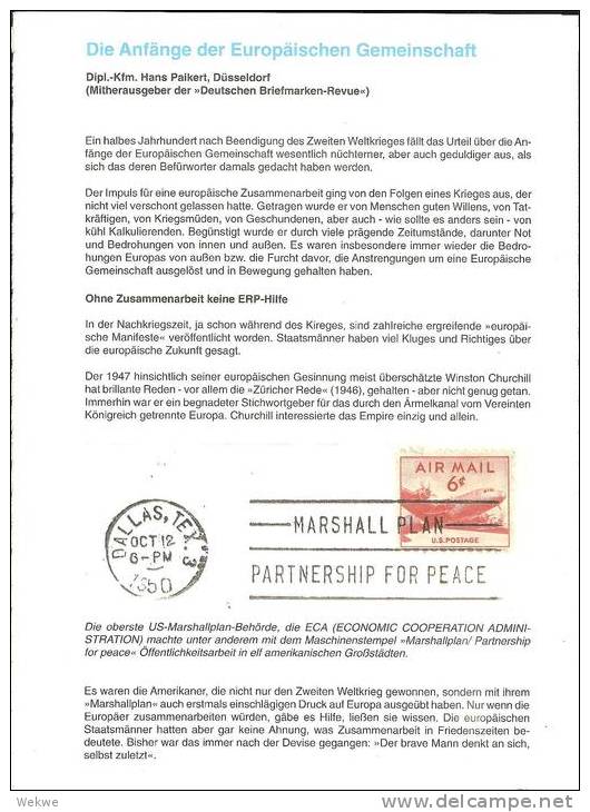 Thema Europa. Anfänge Der Gemeinschaft. Marshallplan, O.E.C.E., Schuhmannplan, Europ. Gerichtshof Etc. - Filatelia E Storia Postale