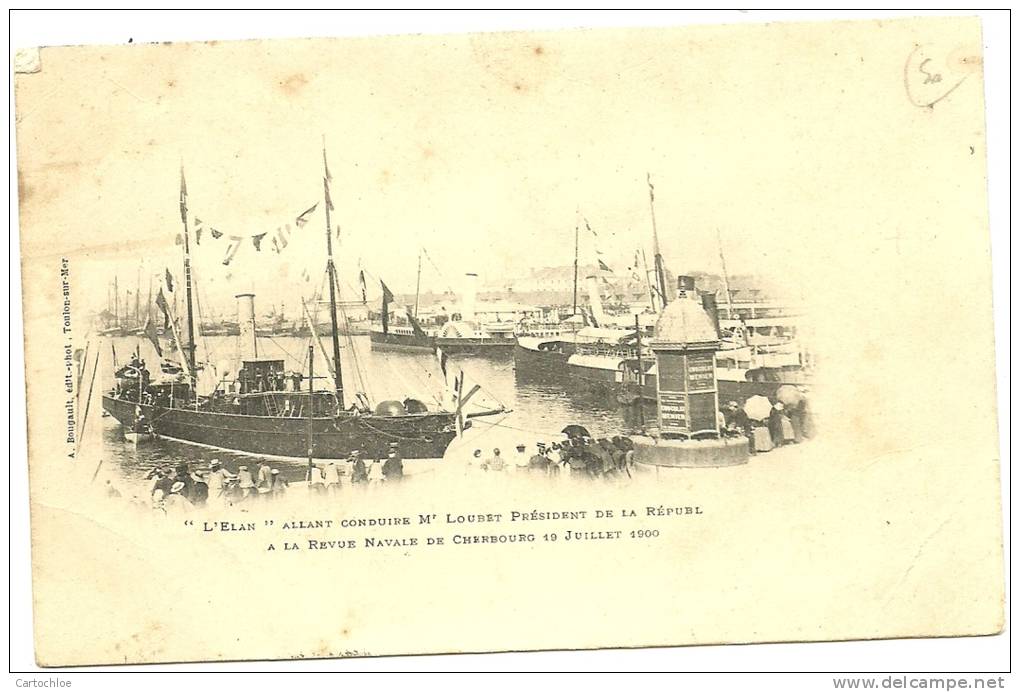 Bateau "L'ÉLAN" -Revue Navale De Cherbourg - Barenton