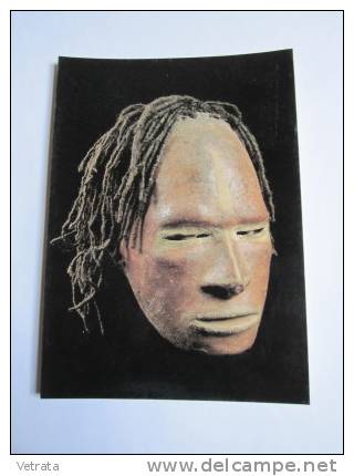Carte Postale : Crâne Surmodelé, Papouasie - Objets D'art