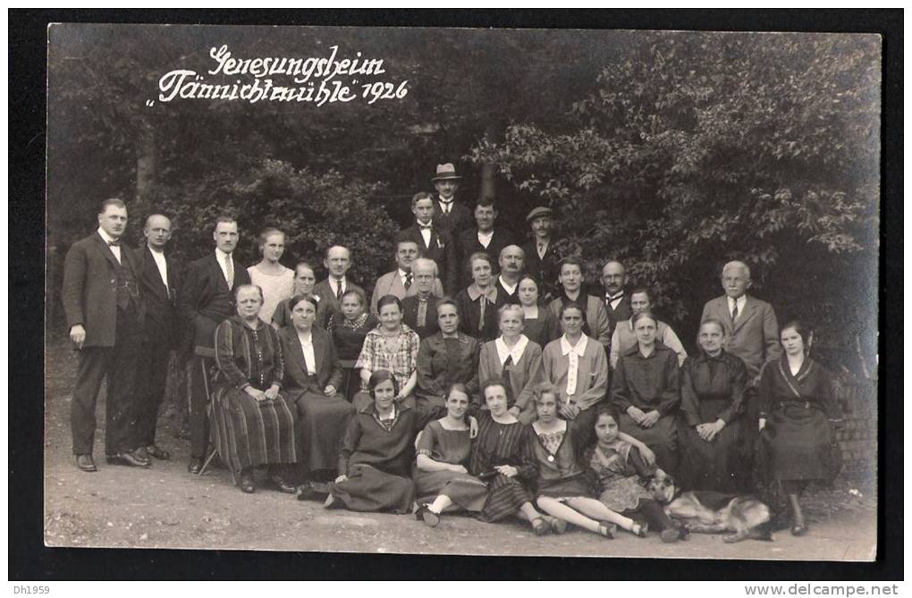 HERZOGSWALDE GENESUNGSHEIM HERZOGWALDE  TÄNNICHTMÜHLE 1926 - Herzogswalde