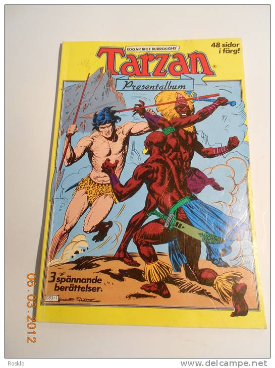 BD / SUEDE  / TARZAN / 3 HISTOIRES / ED ATLANTIC STOCKHOLM 1985 - Idiomas Escandinavos