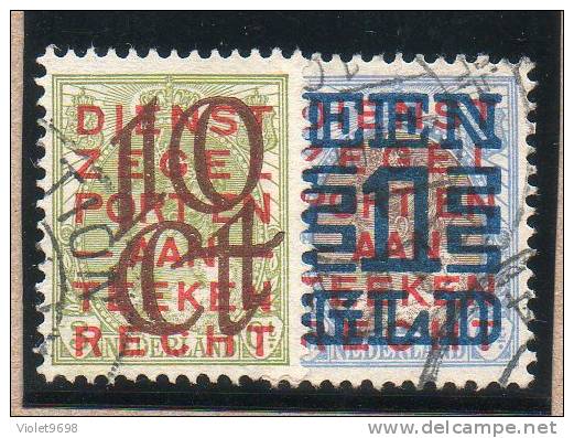 PAYS-BAS : TP N° 129/130 ° - Used Stamps