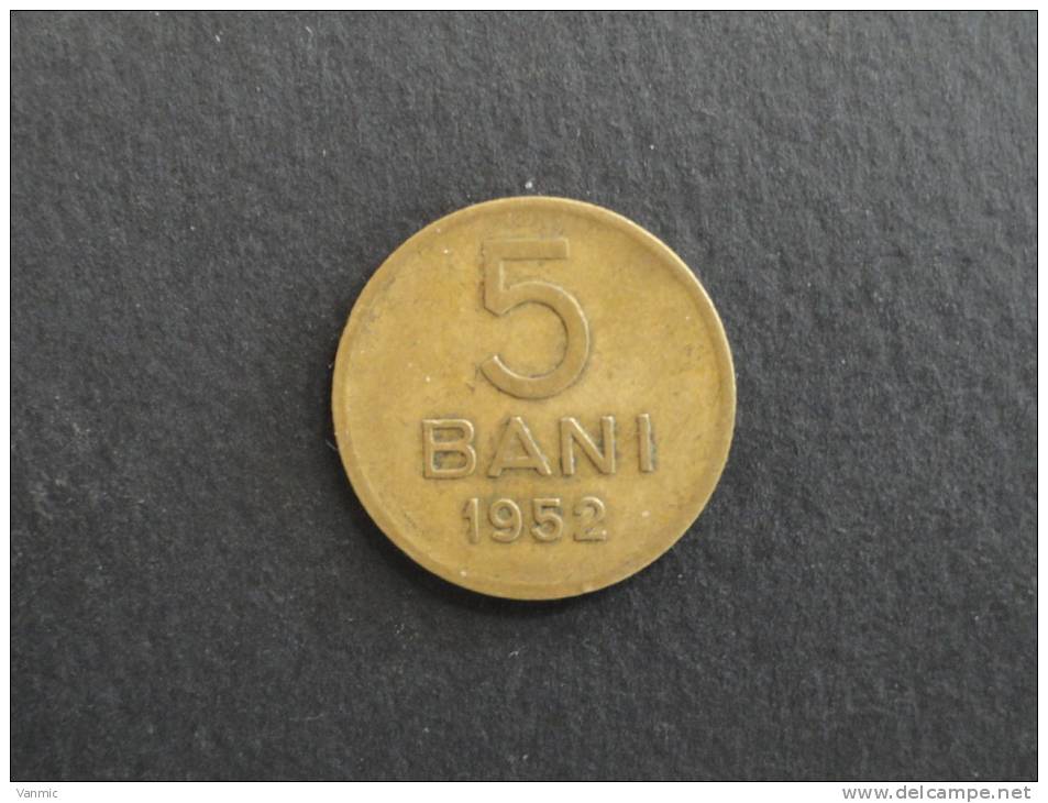 1952 - 5 Bani - Roumanie - Roumanie