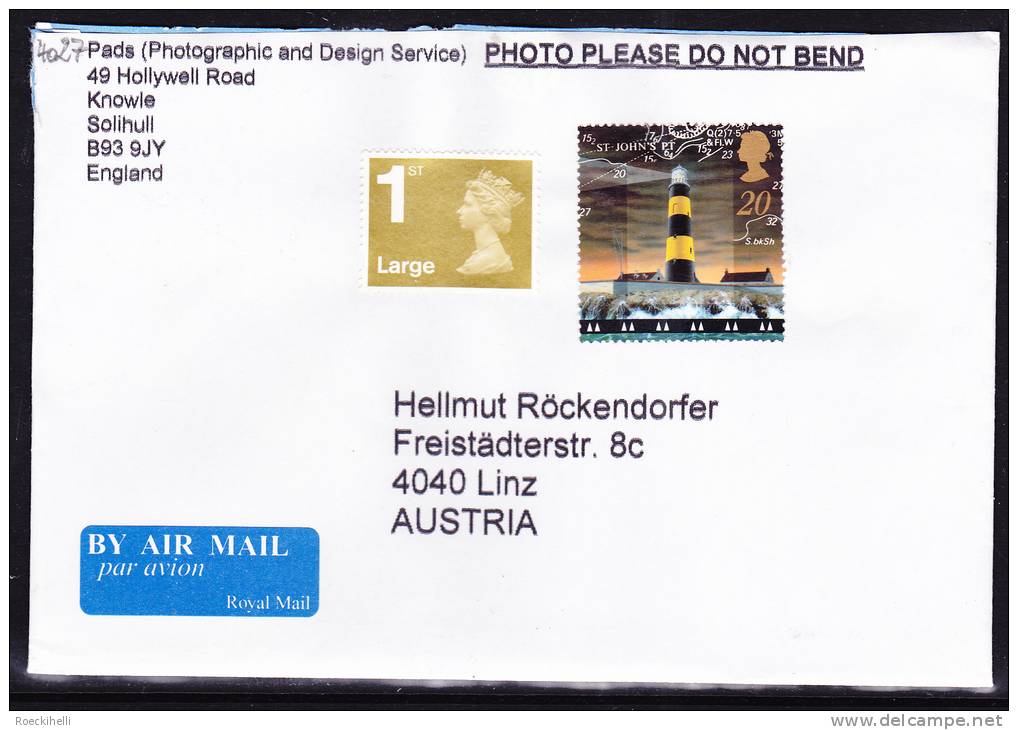 2009 - GB/UK - Bedarfsbeleg, Gelaufen Von Birmingham Nach Linz/Austria  - S.Scan (gb/uk   4027) - Storia Postale