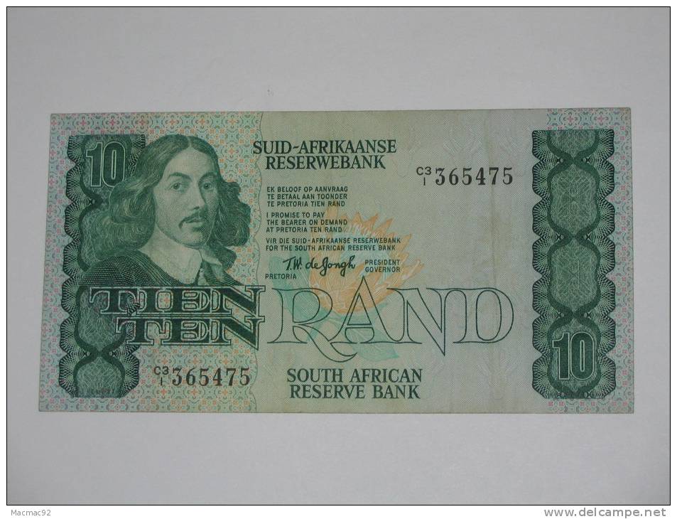 10 Rand (1978-93) SOUTH AFRICA -Afrique Du Sud **** EN ACHAT IMMEDIAT **** Billet En SPL !!! - Suráfrica