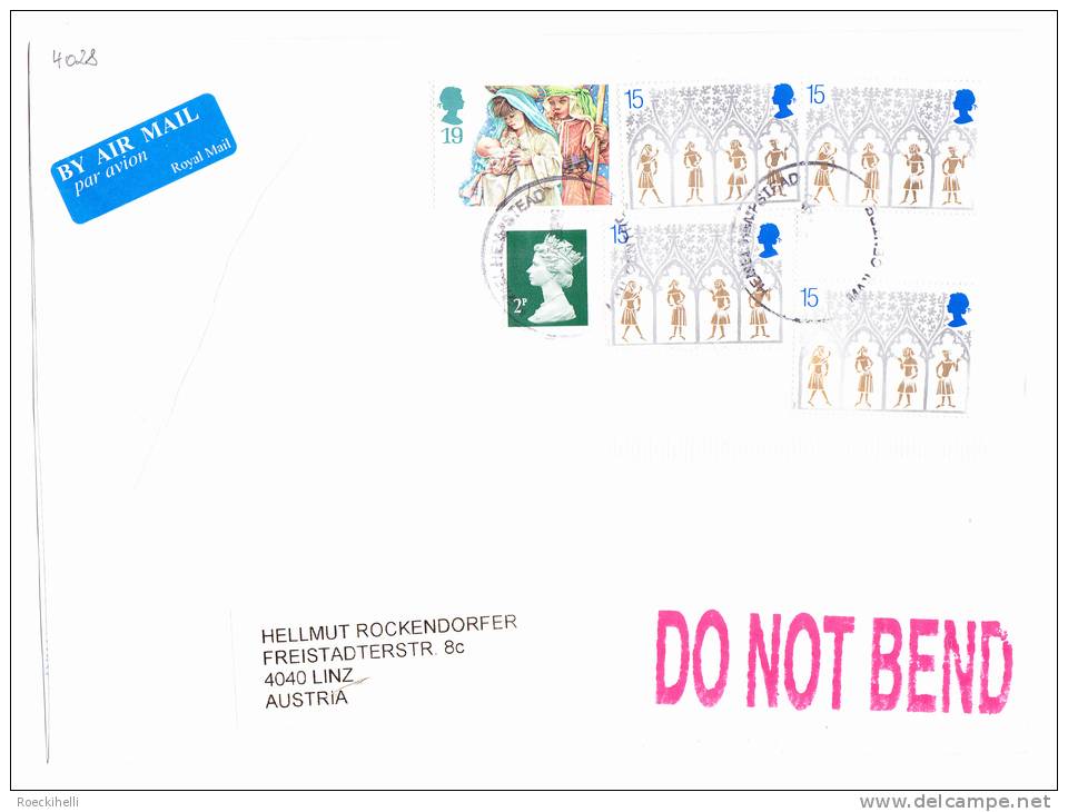 2009 - GB/UK - Bedarfsbeleg, Gelaufen Von Hemel Hempstead  Nach  Linz/Austria  - S.Scan (gb/uk  4028) - Lettres & Documents