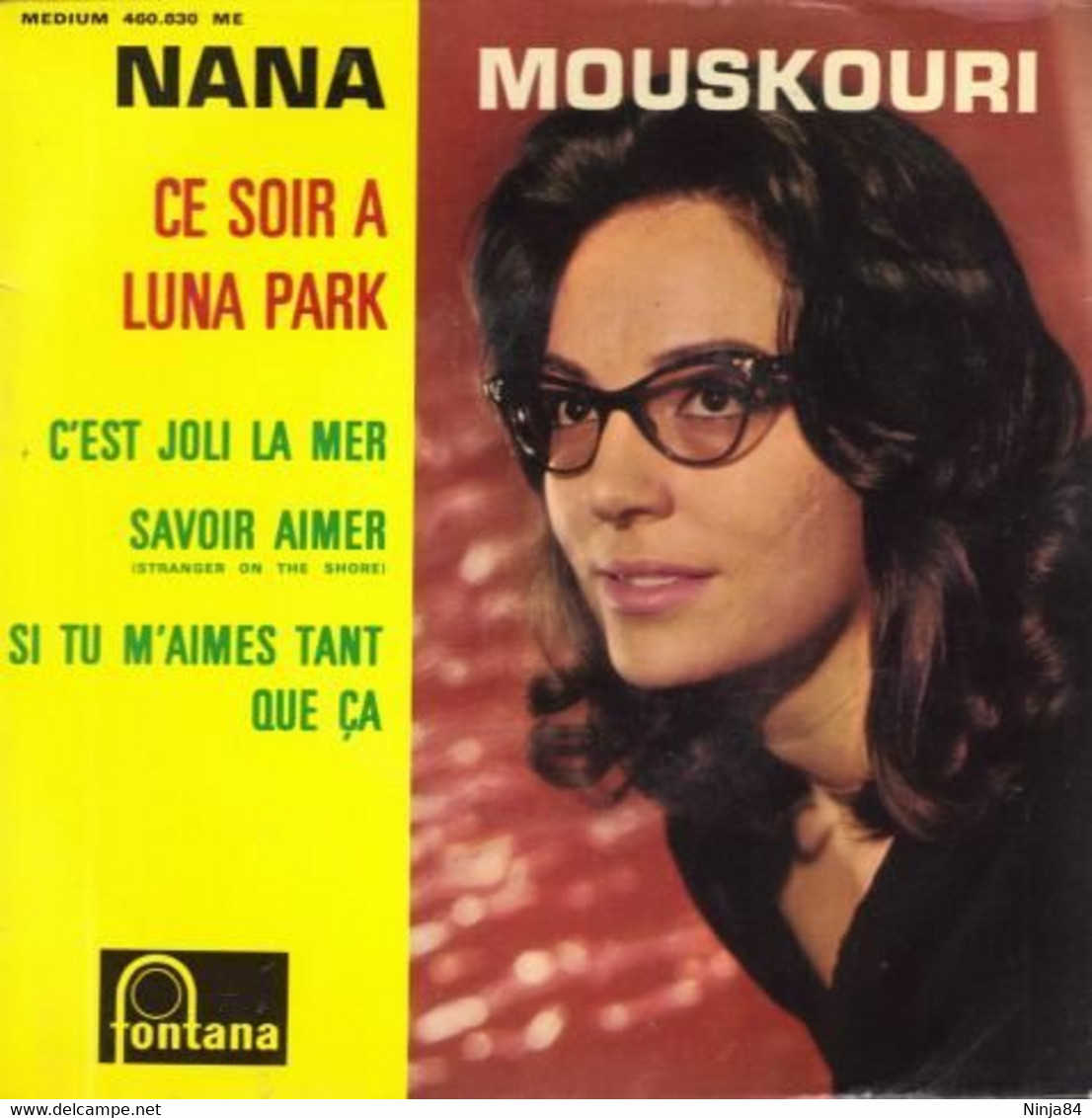 EP 45 RPM (7")  Nana Mouskouri  "  Ce Soir à Luna Park  " - Other - French Music