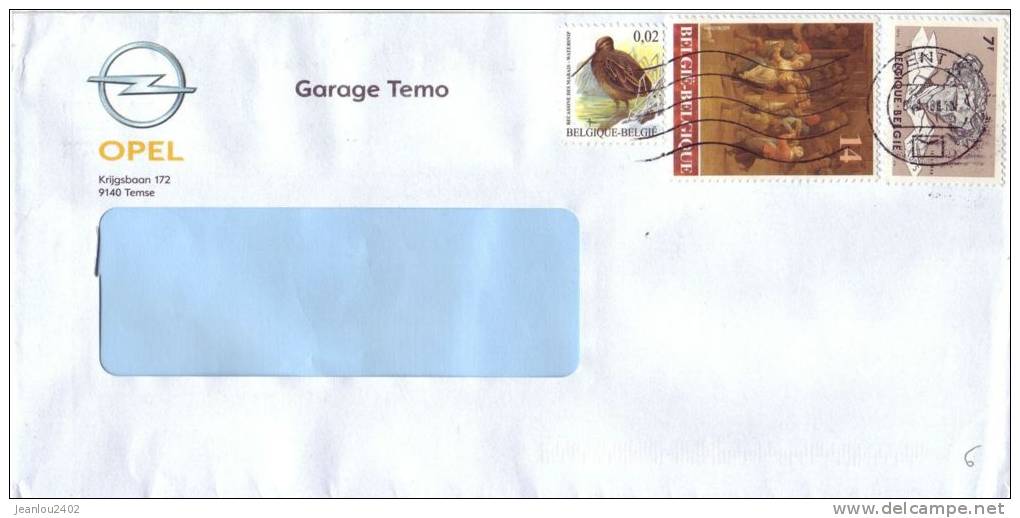 ENVELOPPE AVEC TIMBRES - Brieven En Documenten