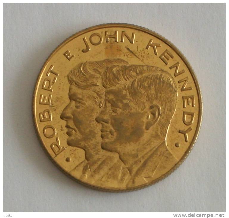 ROBERT E JOHN KENNEDY * E Pluribus Unum 1917-1963 & 1925-1968 * USA Medal - Other & Unclassified