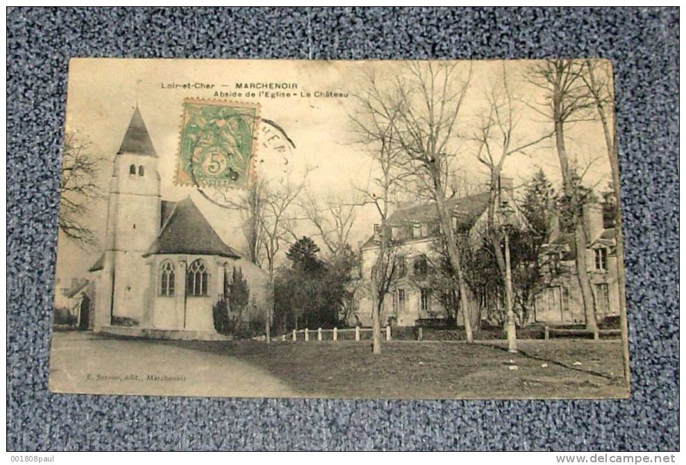 Marchenoir - Abside De L'église - Le Château - Marchenoir