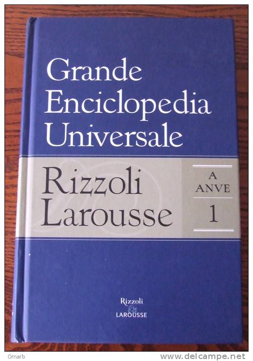 Lib023 Grande Enciclopedia Universale Rizzoli Larousse Volume N.1 - Enciclopedias