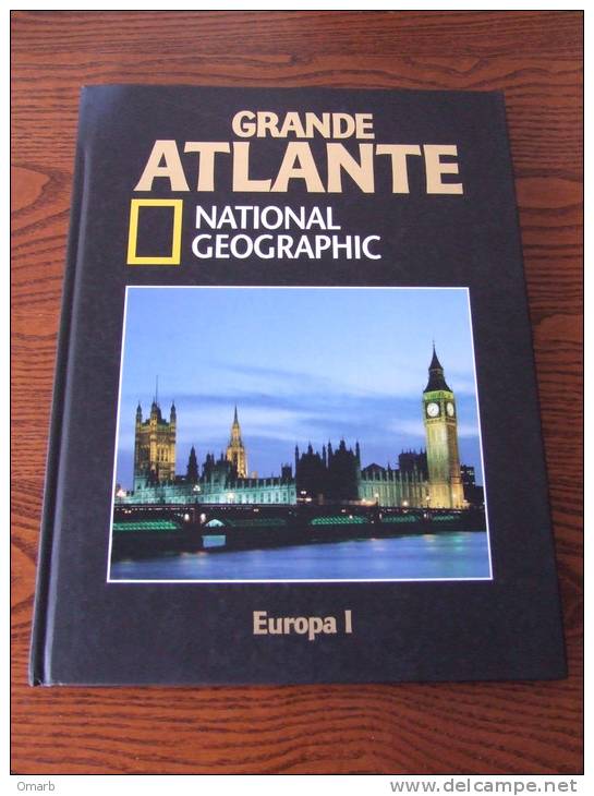Lib022 Atlante, Atlas | National Geographic Volume N.1 Europa - History, Philosophy & Geography