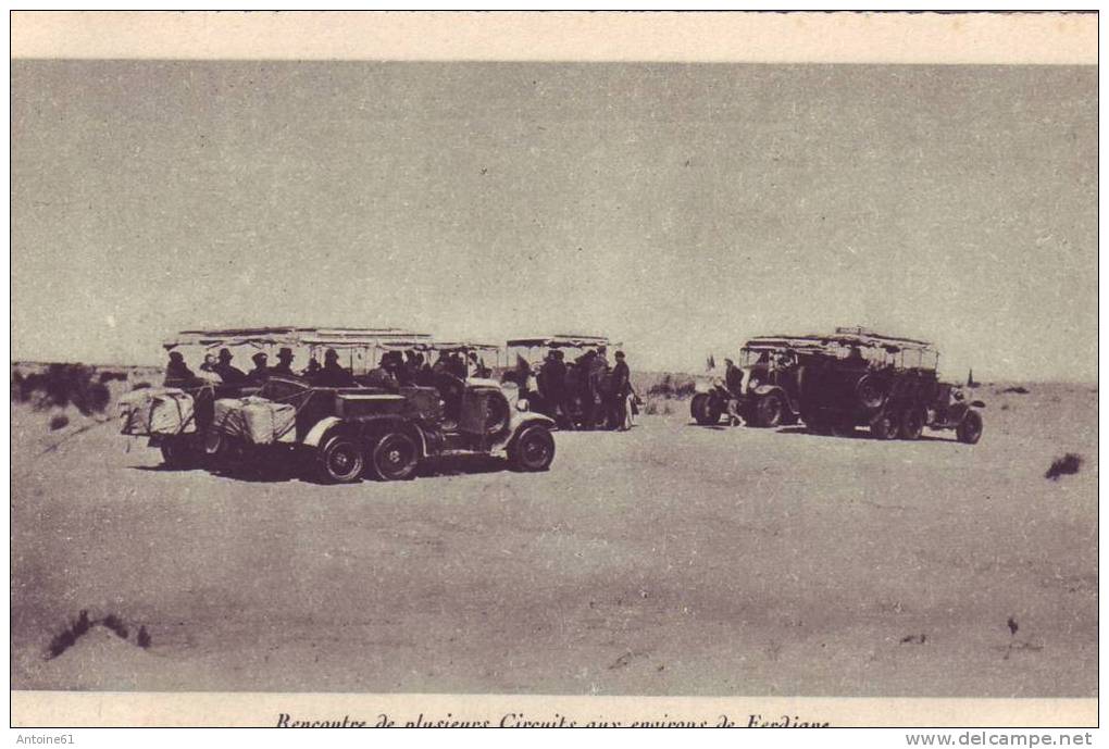 Circuit Du Grand Erg Nor Africain --Auto A 6 Roues --Lot De 9 Cpa --toutes Scannées - Other & Unclassified