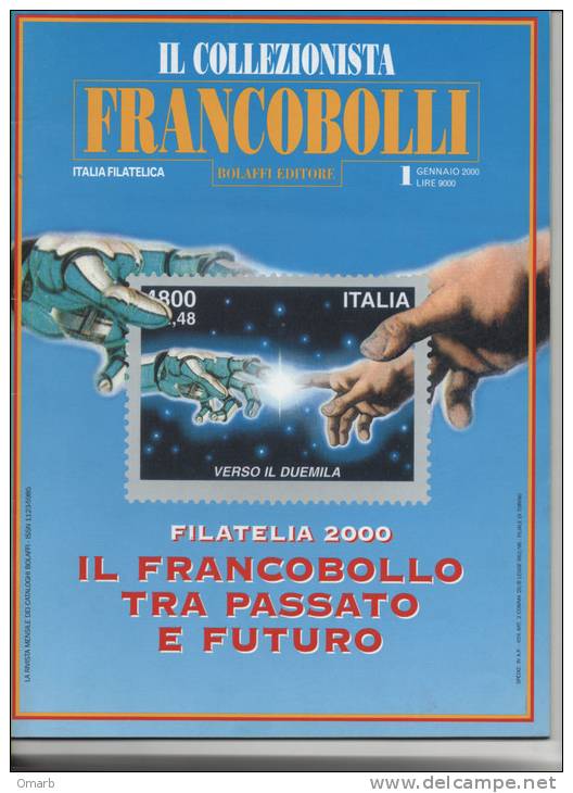 Lib020-6 Rivista Mensile Filatelia  "il Collezionista Francobolli" | 1 Gennaio 2000 Primo Numero Del Millennio - Italian