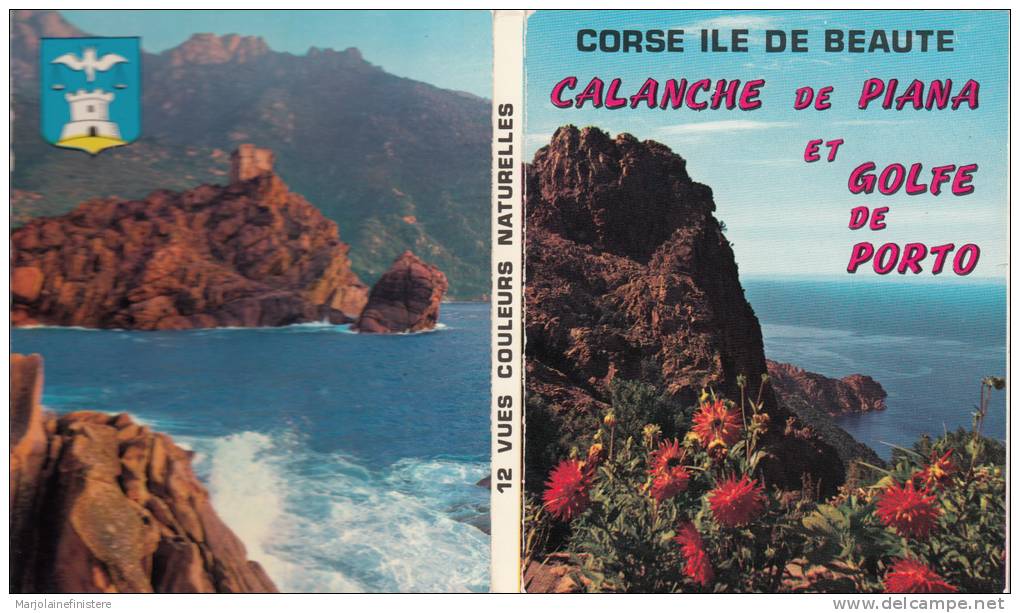 Corse - Calanche De Piana Et Golfe De Porto. Carnet De 12 Vues. Ed. "MAR", Nice - Autres & Non Classés