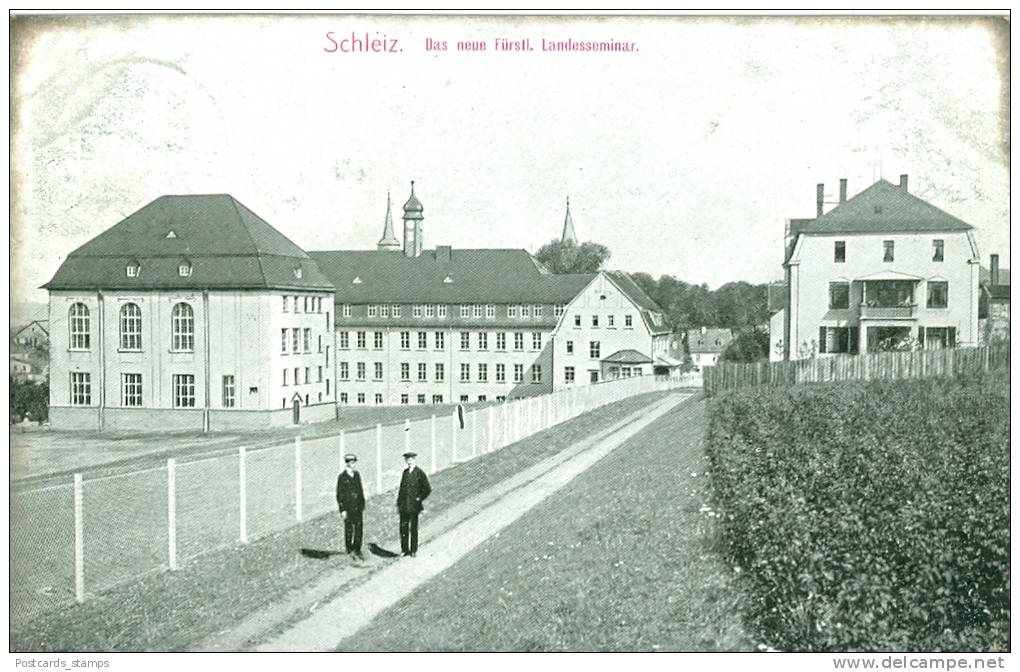 Schleiz, Das Neue Fürstliche Landesseminar, 1911 - Schleiz