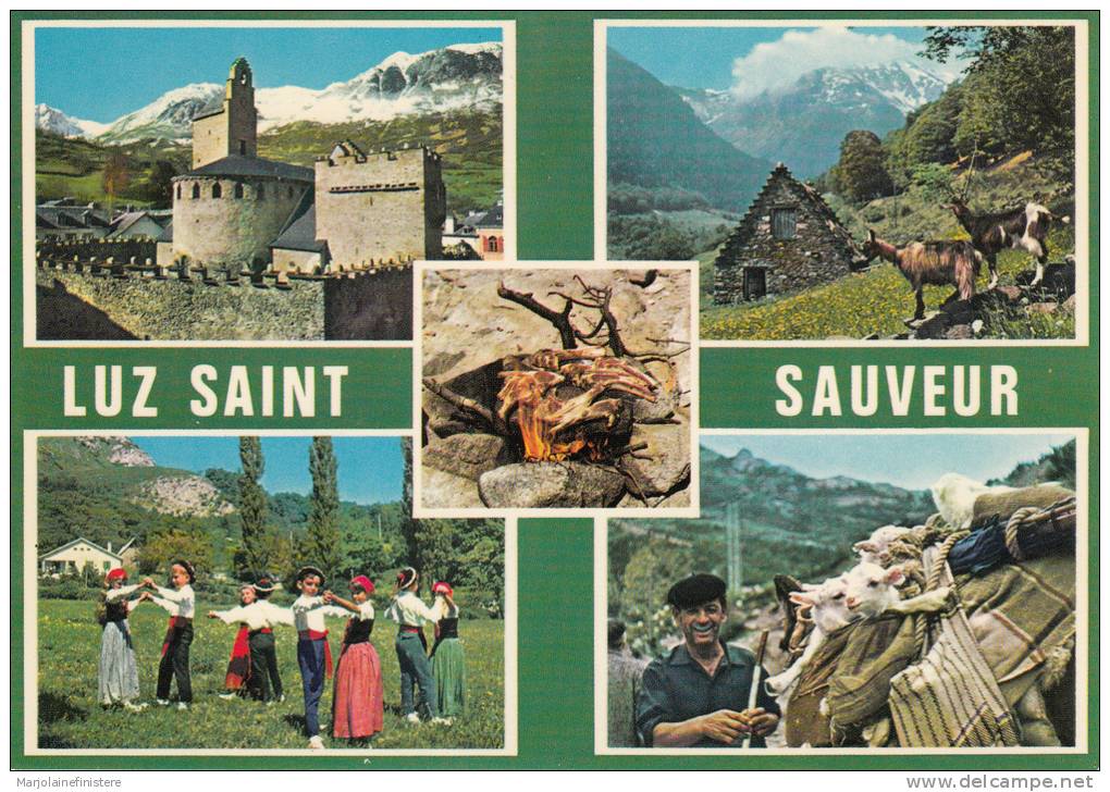 Dép. 65 - Luz Saint Sauveur. Multivue. Ed. P. CHAMBON. N° 1207 - Luz Saint Sauveur