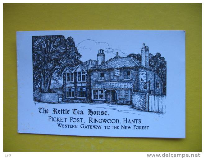 The Kettle Tea House PICKET POST,Ringwood,HANTS WESTERN GATEWAY TO THE NEW FOREST - Autres & Non Classés